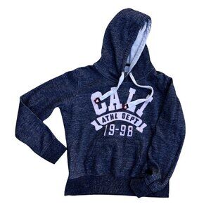PACIFIC MERCHANTS Cali Love Heritage Hoodie Sweatshirt Women's LARGE Blue​​​​​